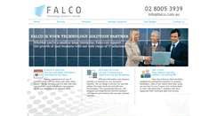 Desktop Screenshot of falco.com.au